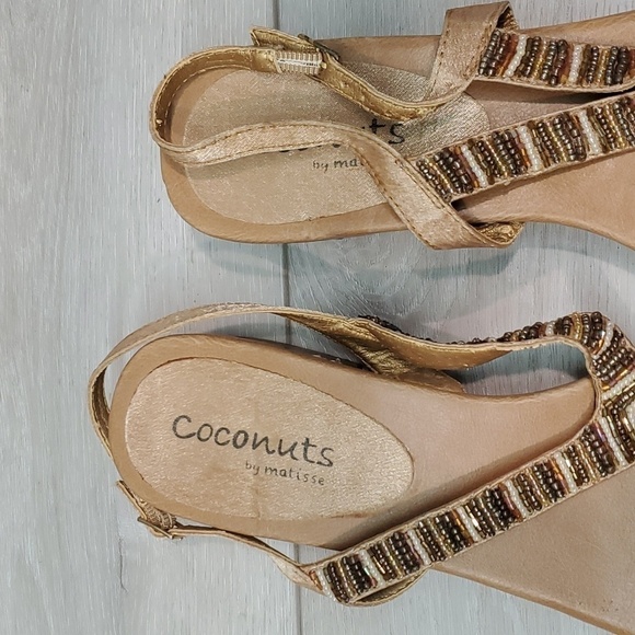 Coconuts By Matisse Marisa Women Ankle Heels Sandals Thin shoes sz 10 - Picture 6 of 12